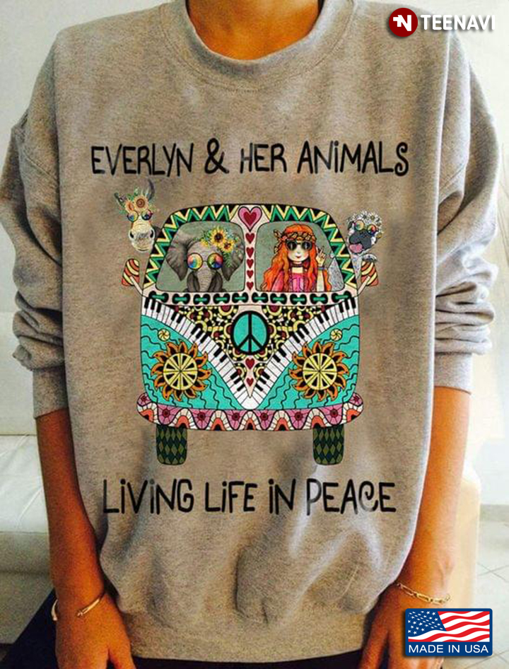 Everlyn and Her Animals Living Life In Peace Lovely Hippie Van
