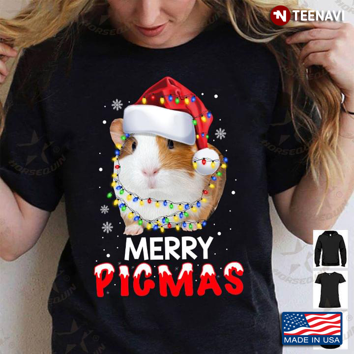 Lovely Pig Guinea Merry Pigmas Christmas Gift for Animal Lover