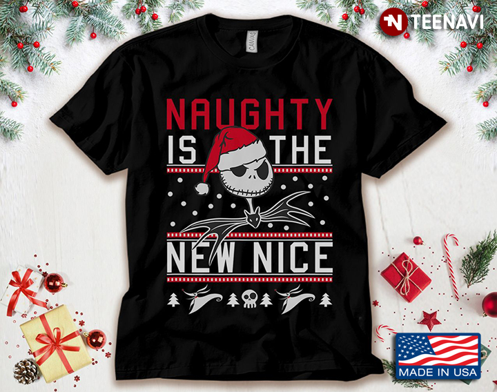 Disney Jack in Santa Hat Naughty is The New Nice Christmas Gift