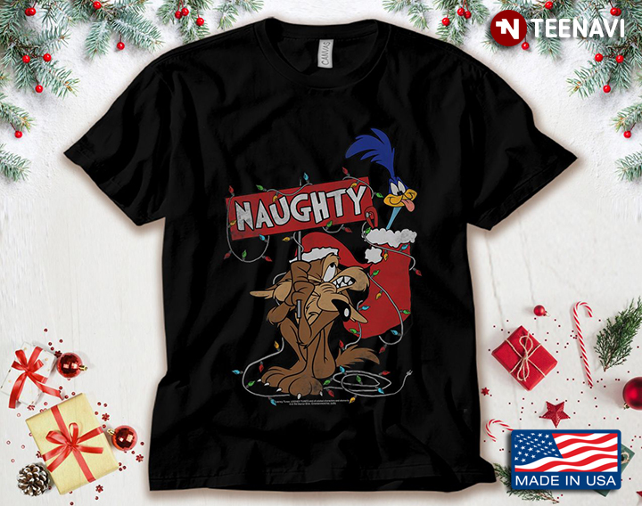 Looney Tunes Christmas Road Runner & Wile E. Coyote Naughty