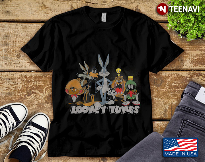 Looney Tunes Group Shot Line Up Cartoon Characters