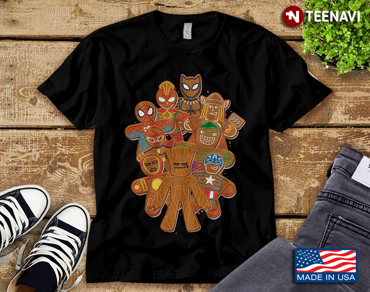 Marvel Avengers Funny Gingerbread Cookies Christmas Gift for Fans
