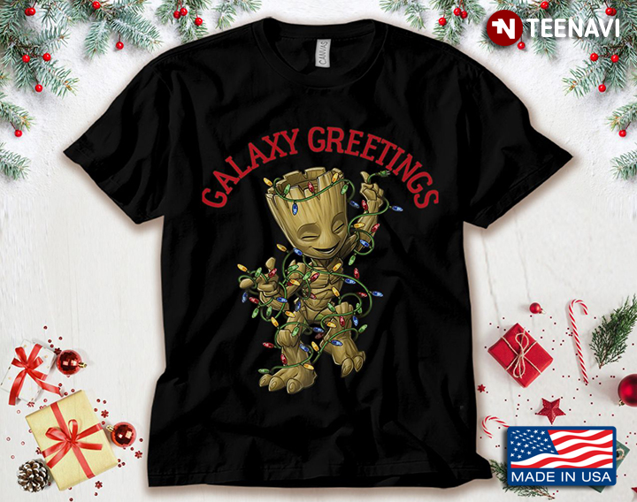 Marvel Christmas Groot Galaxy Greetings Gift for Fans