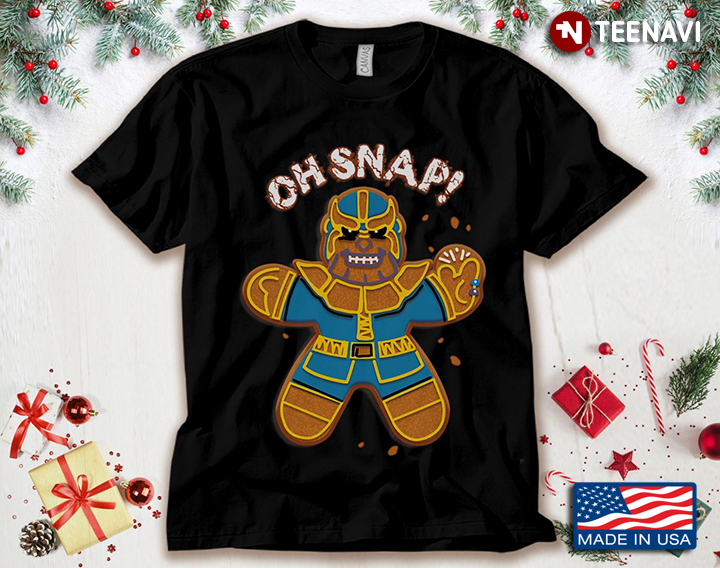 Marvel Christmas Thanos Gingerbread Oh Snap Christmas Gift for Fans