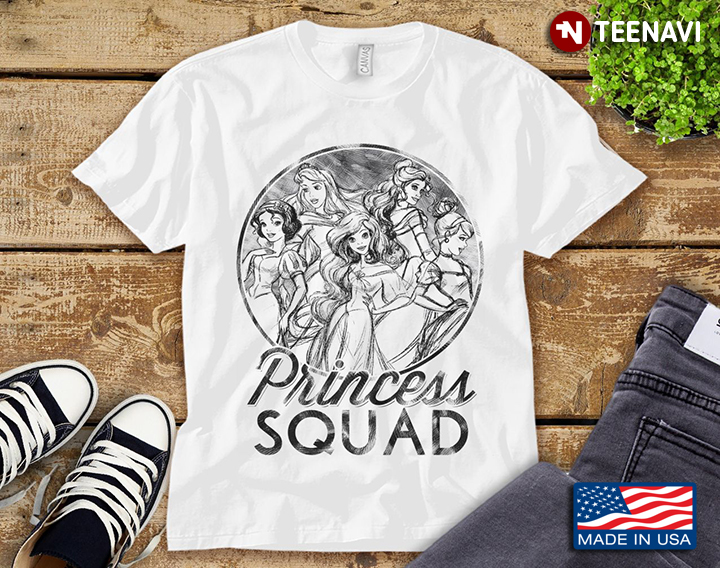 Disney Princess Squad Line Art Graphic