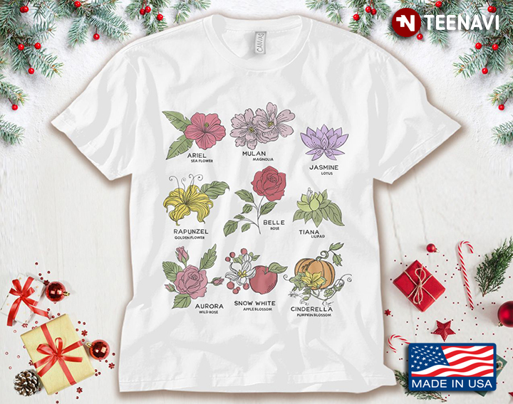 Disney Princesses Types Of Flowers