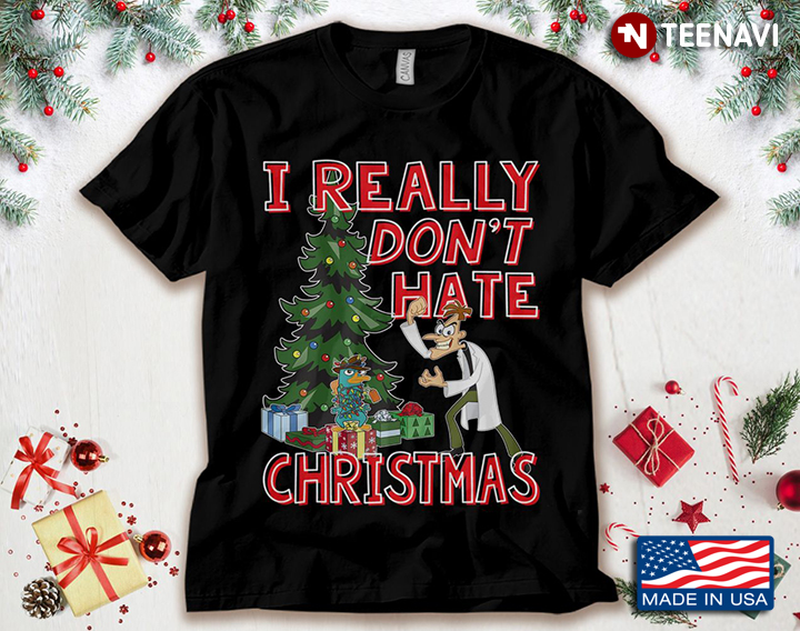 Disney Phineas And Ferb Heinz Doofenshmirtz I Really Don't Hate Christmas
