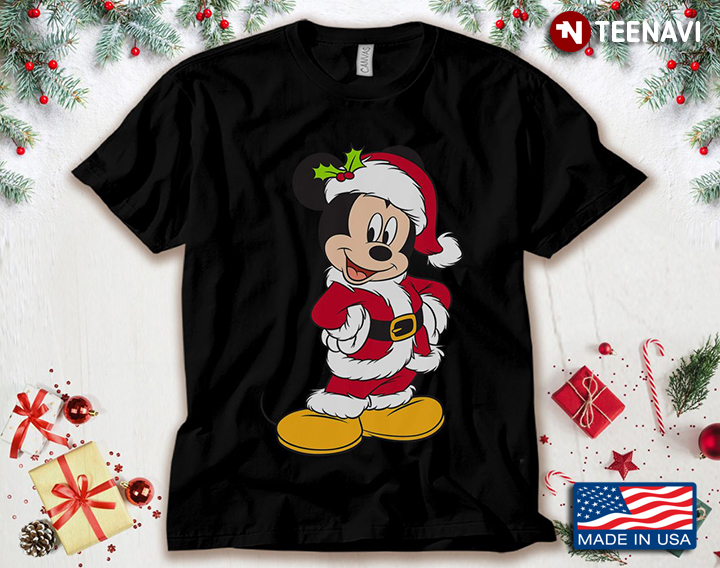 Disney Christmas Santa Mickey Mouse Lovely Gift for Fans