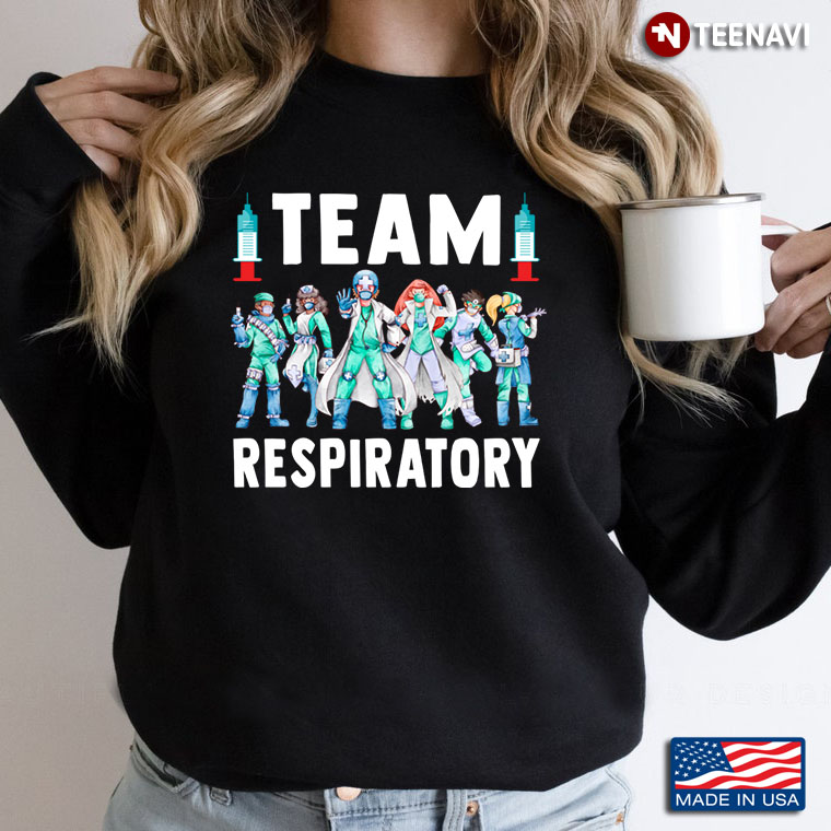 Team Respiratory Team Shirt for Therapists