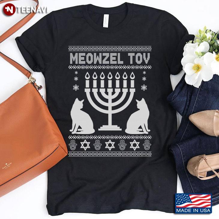 Christmas Meowzel Tov Cats Mazel Tov for Jewish