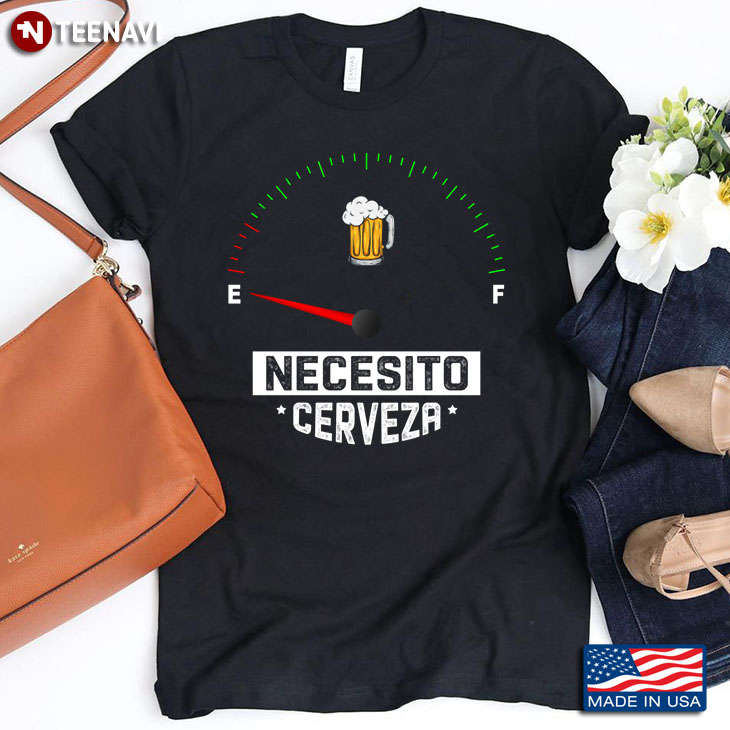Necesito Cerveza Empty Beer Funny for Drinking Lover