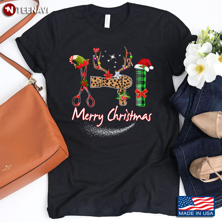 Merry Christmas Funny Hair Tools for Hairstylist Hairdresser Barber