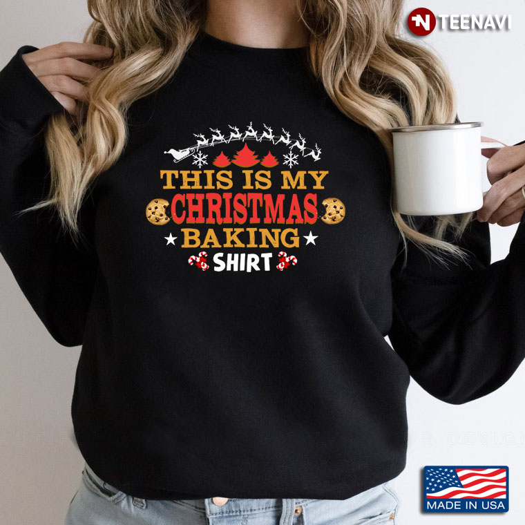 This is My Christmas Baking Shirt Funny for Baking Lover
