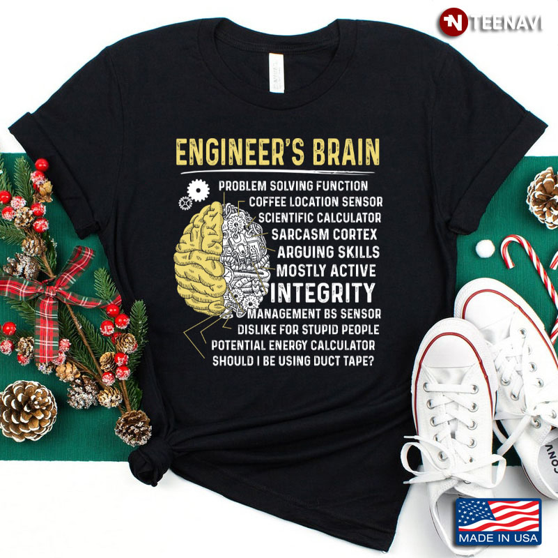 Engineer's Brain Funny Process Engineering Gift