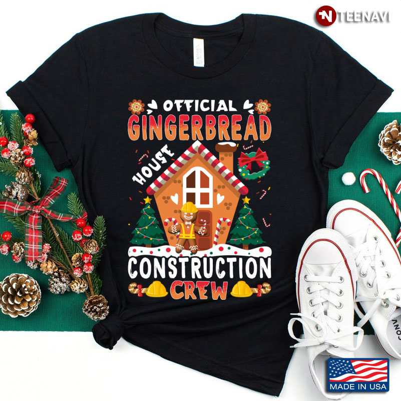 Official Gingerbread Construction Crew Christmas Gift for Electrician