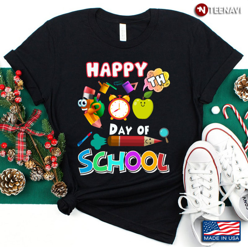 Happy 100th Day of School Happy School Days for Teacher Student