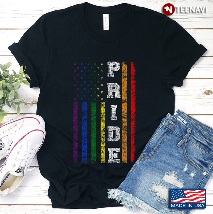 Vintage U.S. Flag LGBT Pride