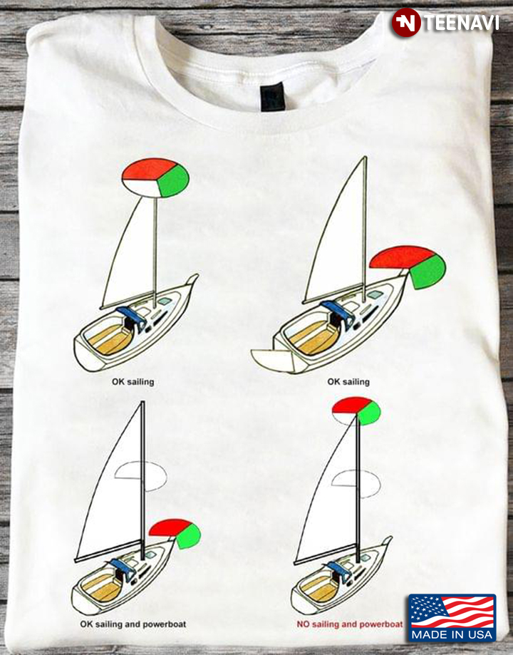 Funny Sailboat Navigation Design for Sailing Lover