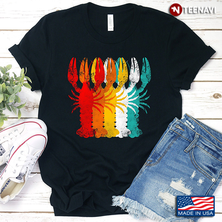 Colorful Crawfish Design for Seafood Lover