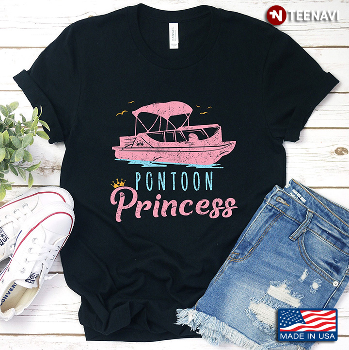 Pontoon Princess Women Motorboat Motorboating Pontooning
