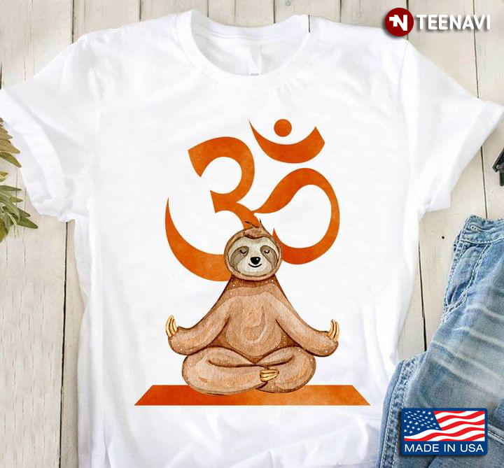 Meditation Sloth For Yoga Lover