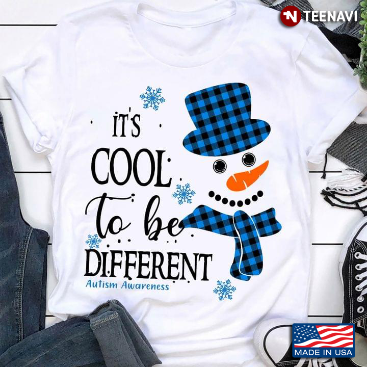 It’s Cool To Be Different Autism Awareness Snowman