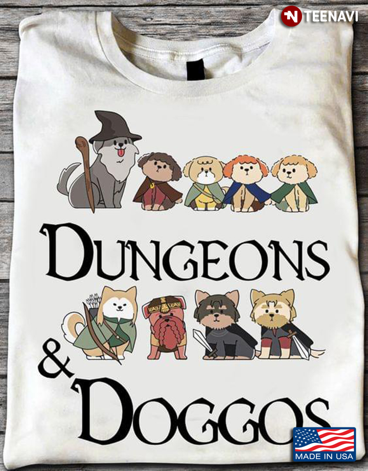 Dungeons And Doggos Gift For Dog Lover