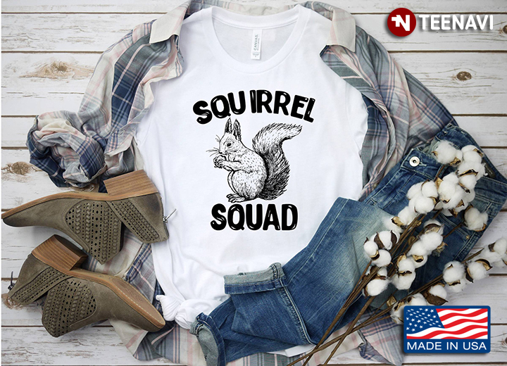 Squirrel Squad Funny Gift For Animal Lover