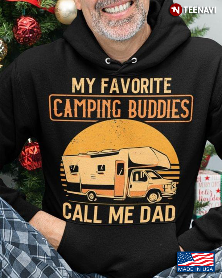 Call Me Dad Camping Buddies Gift For Campers