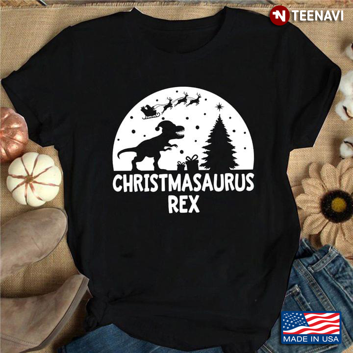 Christmas Christmasaurus Rex Dino Lover