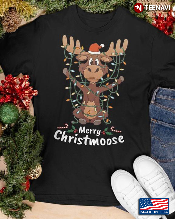 Merry Christmoose Funny Gift For Moose Lover