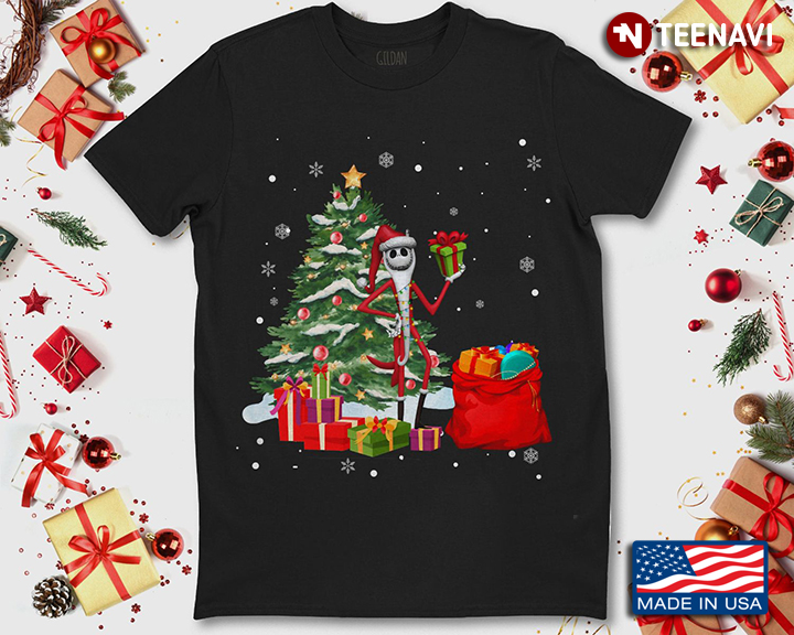 Ghost For Christmas Holiday Jack Skellington T-Shirt