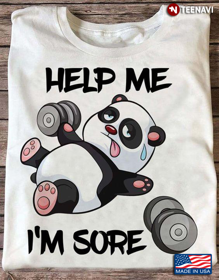 Tired Panda Help Me I’m Sore Gym Lover