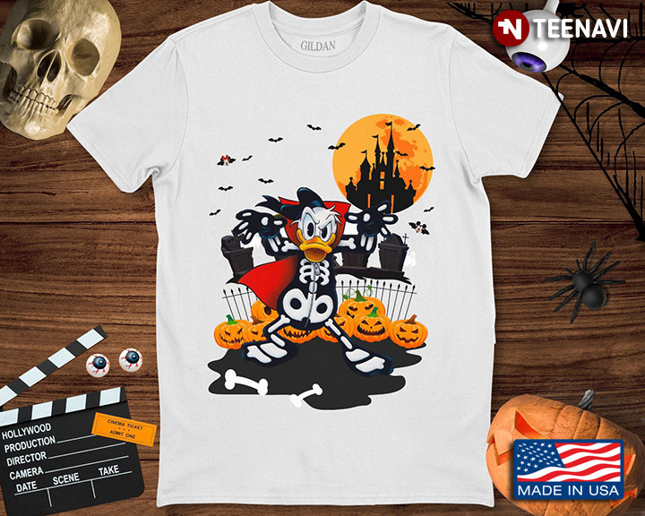 Donald Duck Witch Gift For Halloween T-Shirt
