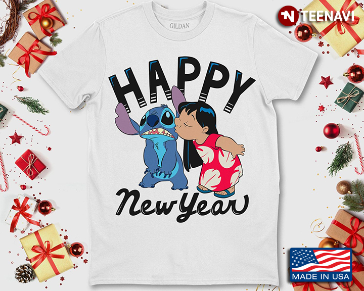 Stitch Happy New Year Gift For Cartoon Lover