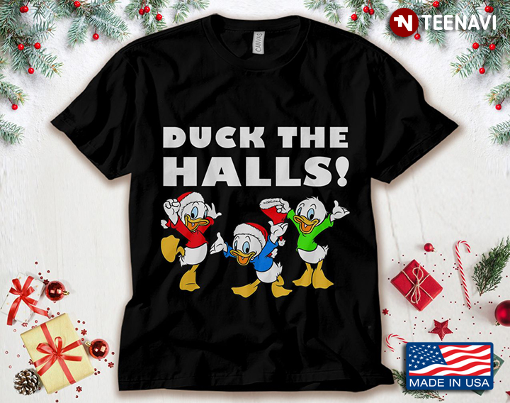 Vintage Duck The Halls Gift For Holiday