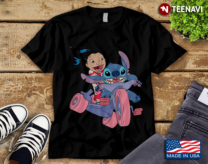 Stitch Driving Cartoon Gift For Christmas