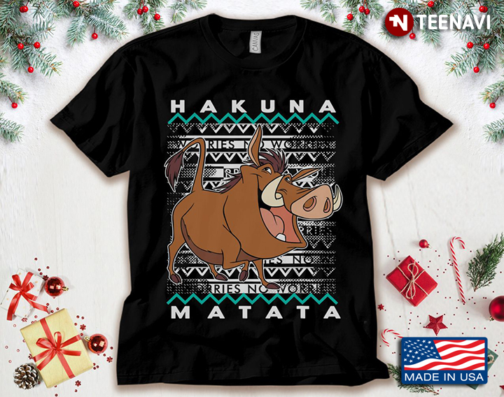 Disney Cartoon Animal Hakuna Matata Gift For Holiday