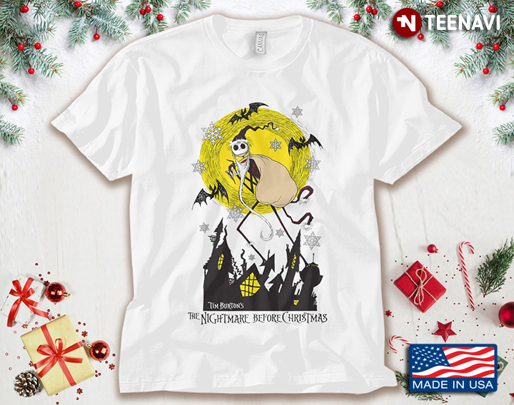 The Nightmare Before Christmas Flying Jack Skellington T-Shirt