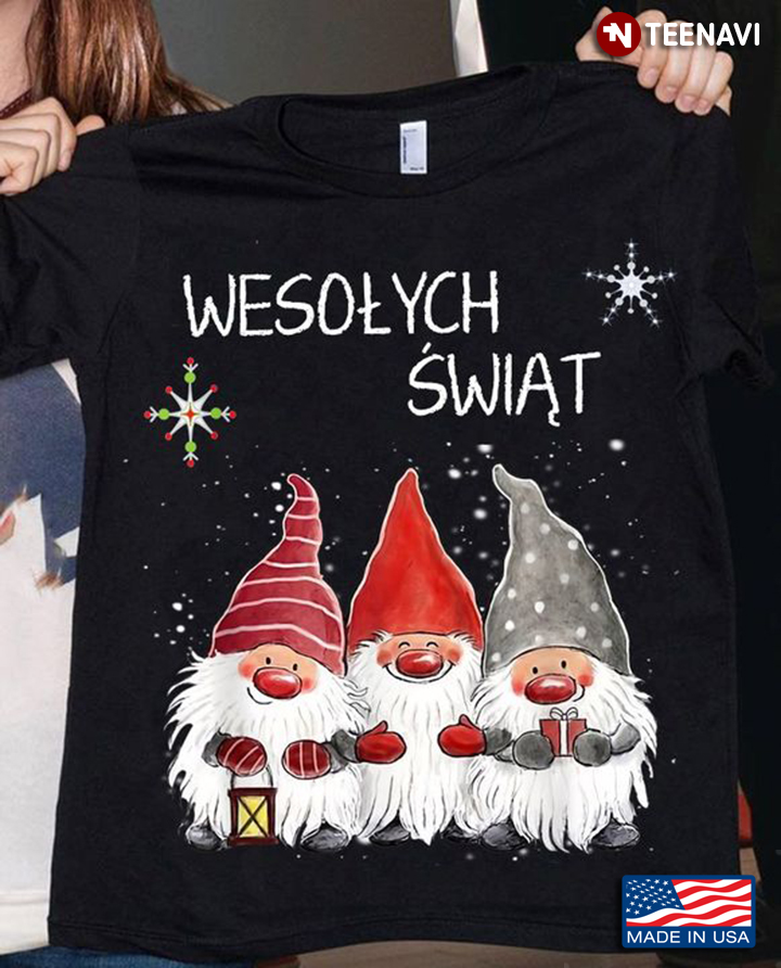 Wesolych Swiat Gnome Christmas Noel Holiday