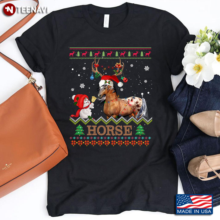 Horse Merry Christmas Gift For Holiday