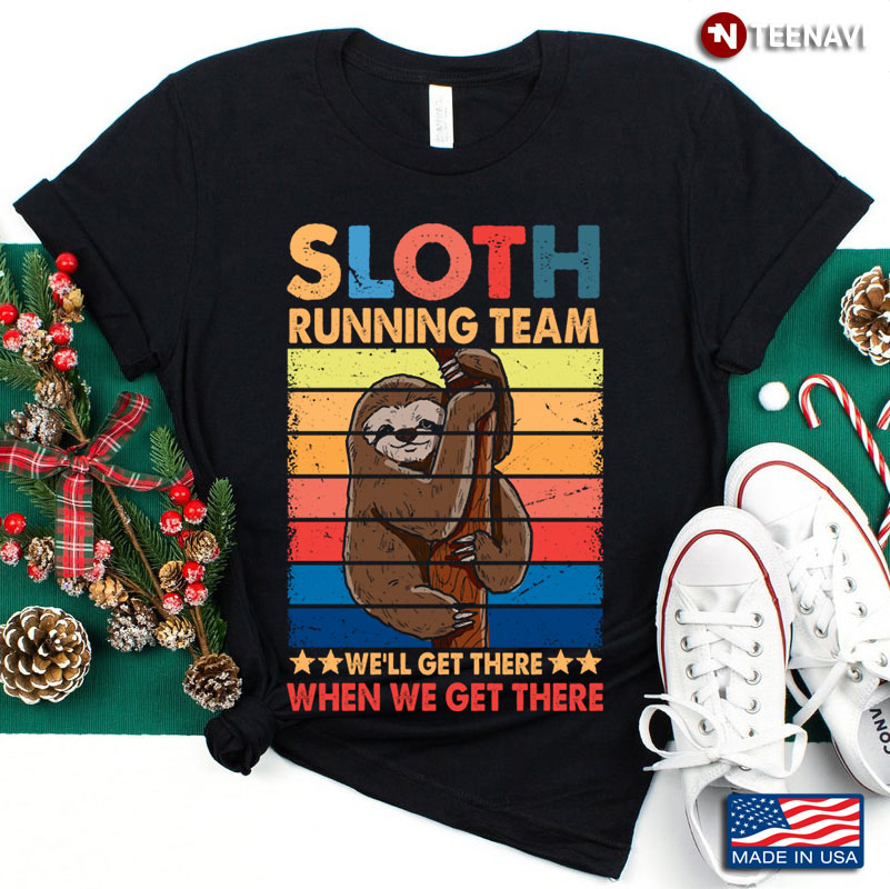 Vintage Sloth Running Team We’ll Get There