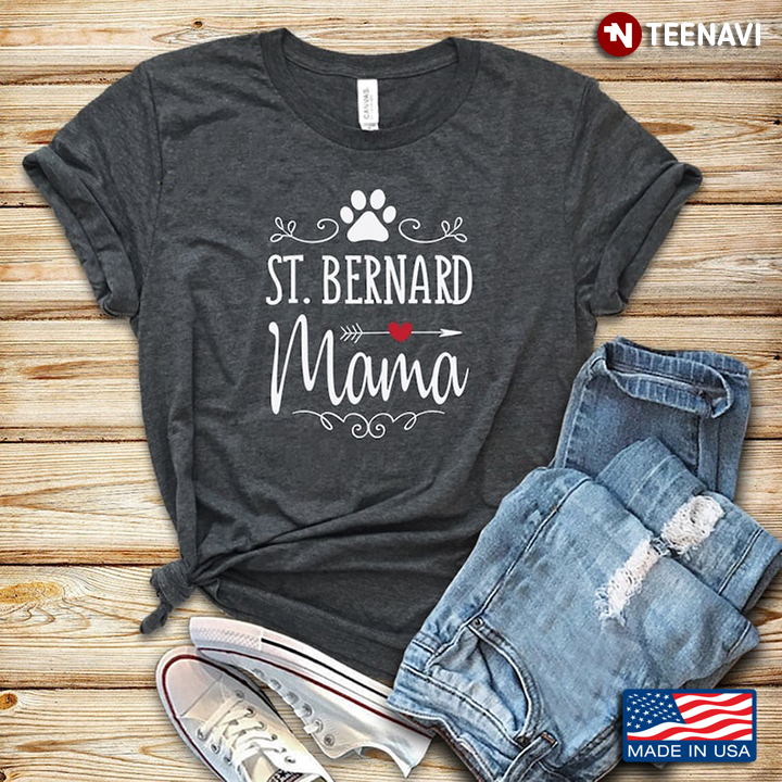 St Bernard Mama Design for Dog Lover