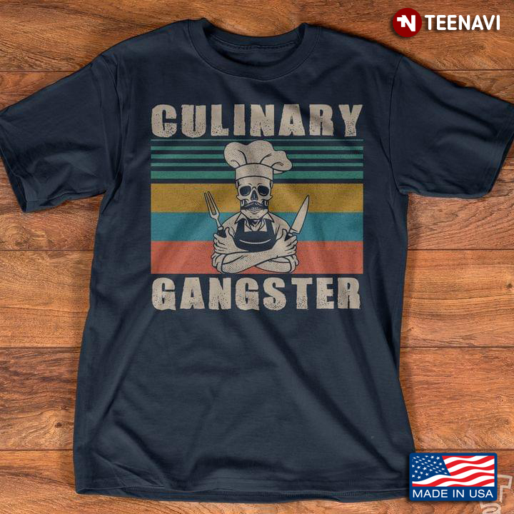 Vintage Chef Culinary Gangster Master Chef