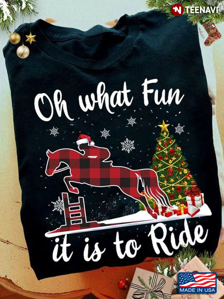 Oh What Fun It Is To Ride Horse Riding for Christmas