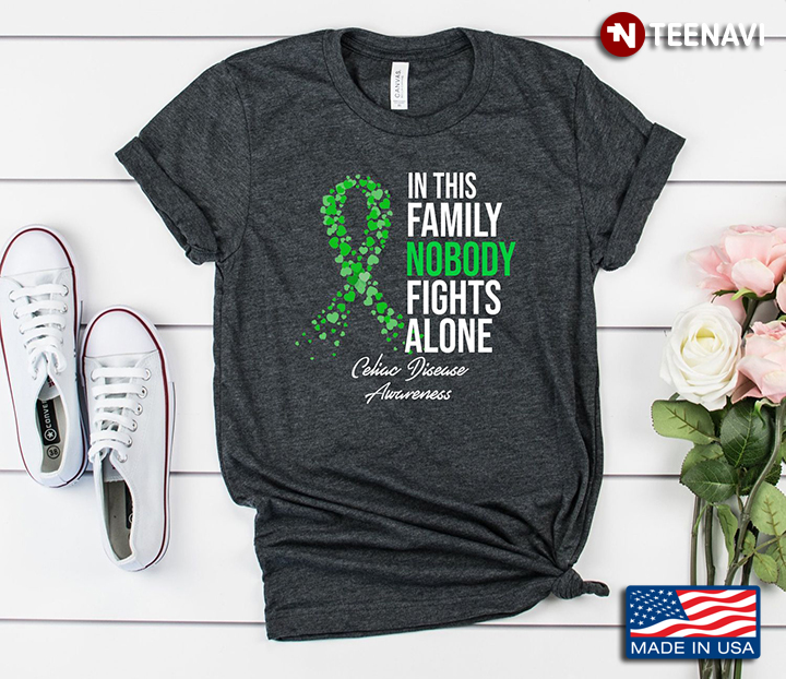 In This Family Nobody Fights Alone Celiac Disease Awareness