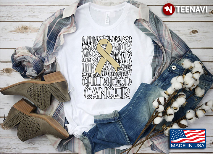 Childhood Cancer Awareness Gold Ribbon
