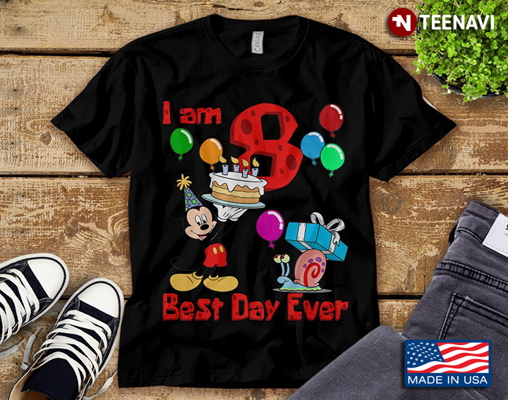 I Am 8 Best Day Ever Mickey Mouse Birthday Gifts