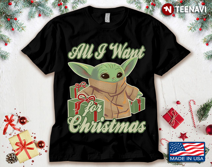 Baby Yoda Star Wars All I Want For Christmas
