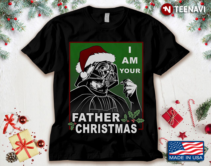 Darth Vader With Santa Hat I Am Your Father Christmas